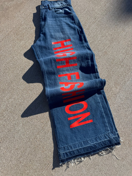 HIGH FASHION BLUE DENIM