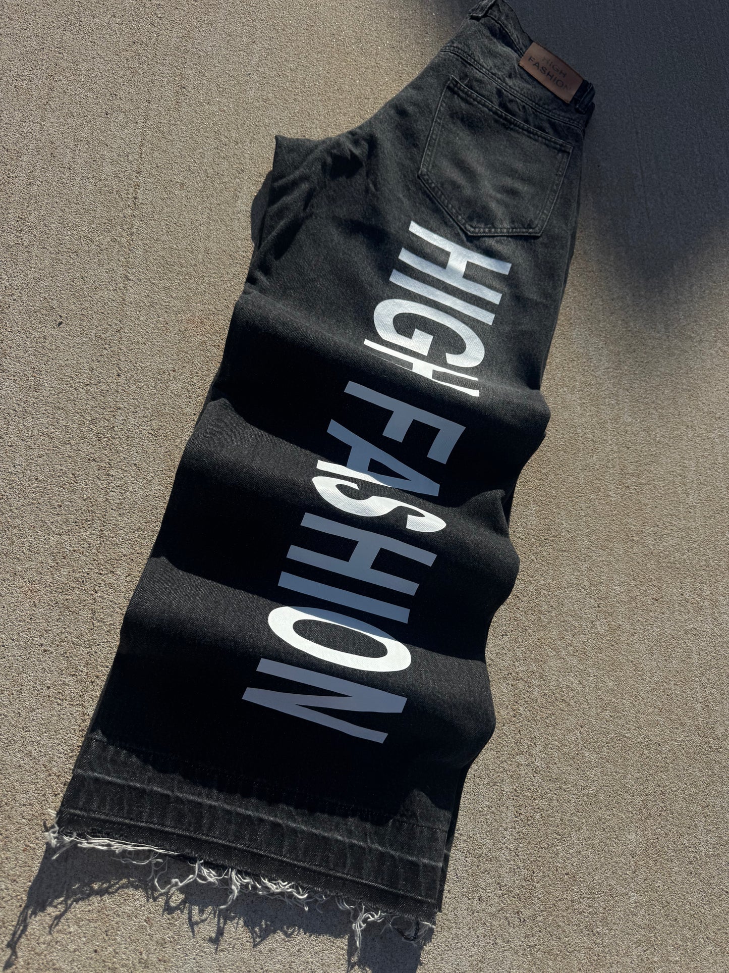 HIGH FASHION BLACK DENIM