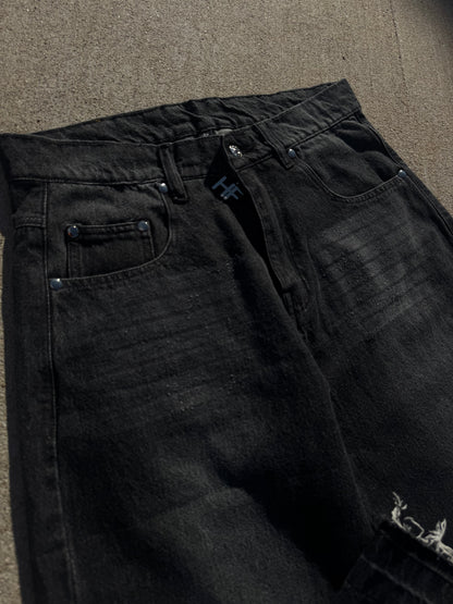 HIGH FASHION BLACK DENIM