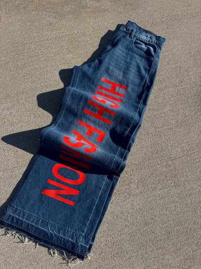 HIGH FASHION BLUE DENIM