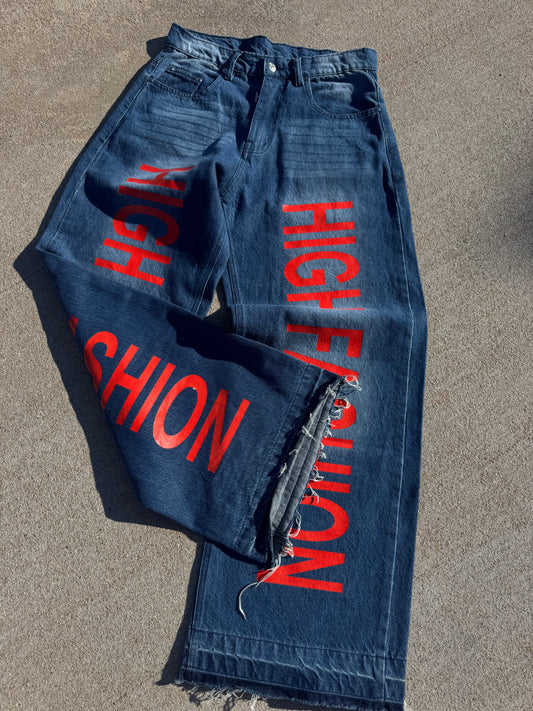 HIGH FASHION BLUE DENIM